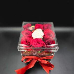 9 Acrylic Rose Box