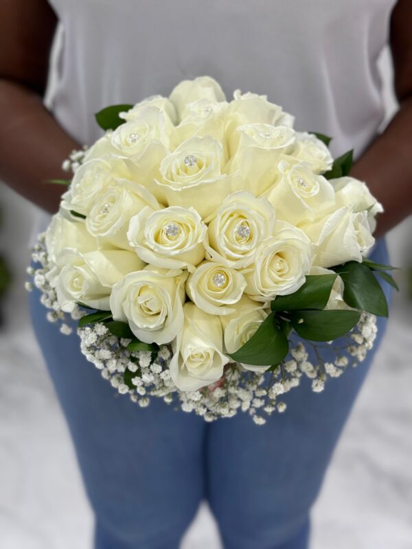Round Bridal Bouquet - Image 9