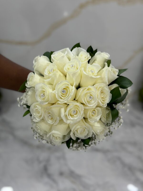 Round Bridal Bouquet - Image 8