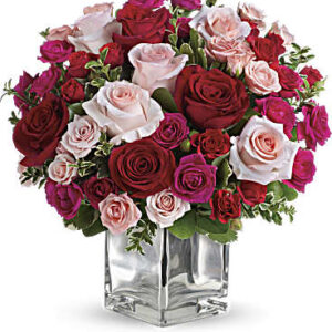 Teleflora's Love Medley Bouquet with Red Roses