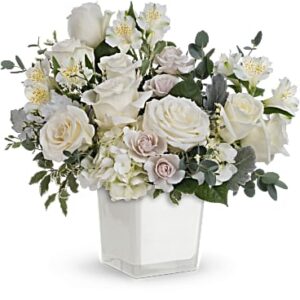 Teleflora's Peaceful Clouds Bouquet