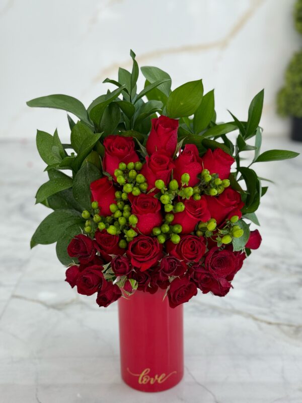 12 Rose Arrangement - Image 2