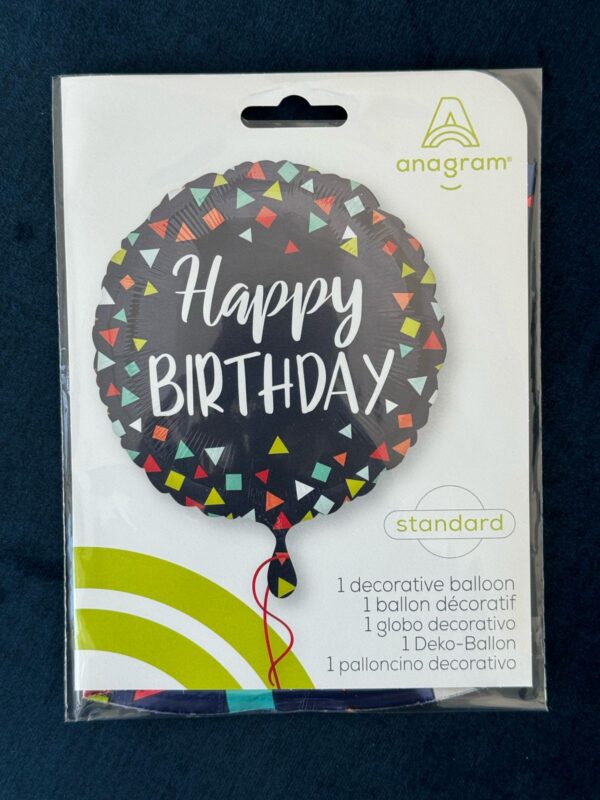 Happy Birthday Triangle Balloon