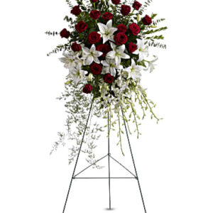 Lily and Rose Tribute Spray