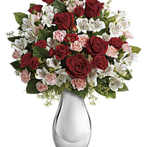 Teleflora's Crazy for You Bouquet with Red Roses