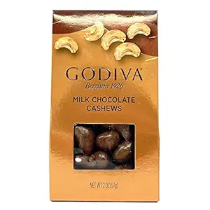 Godiva Milk Chocolate w Whole Cashew 2oz