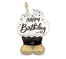 HBD 52" PKG Satin Birthday