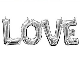 PHR 25" PKG Silver LOVE
