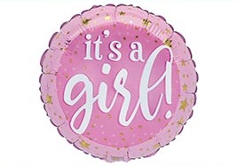 BBY 9" It's A Girl Pink