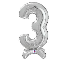 NUM 25" PKG Standups 3 Silver