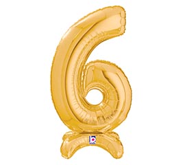 NUM 25" PKG Standups 6 Gold