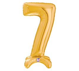 Num 25" PKG Standups 7 Gold