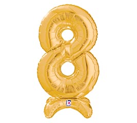 NUM 25" PKG Standups 8 Gold