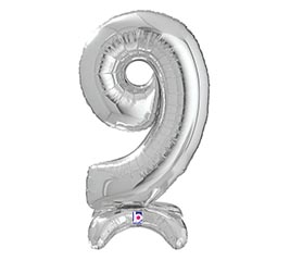 NUM 25" PKG Standups 9 Silver