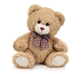 PLUSH 10" BEIGE BEAR BROWN